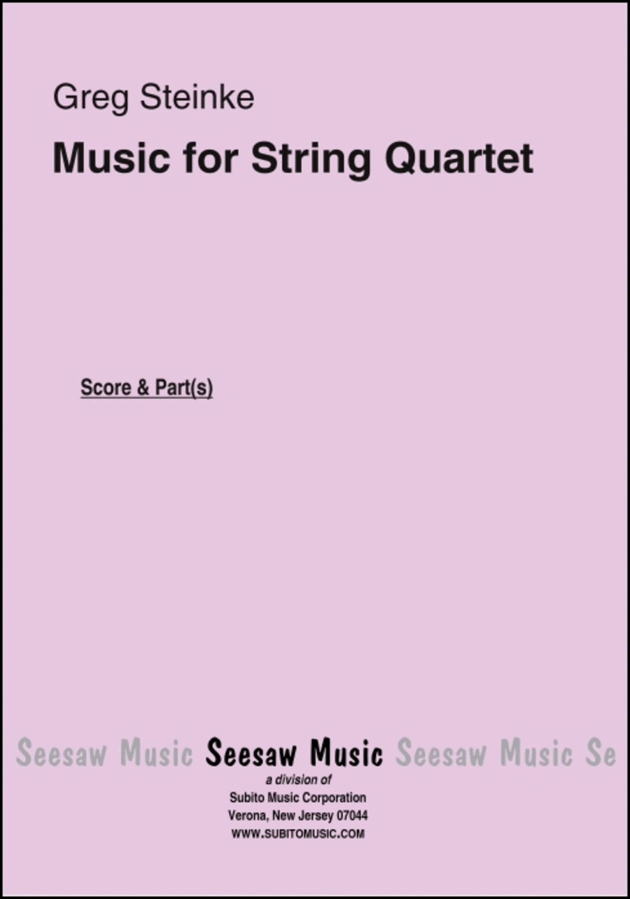 Music String Quartet scores gallery preview page 1