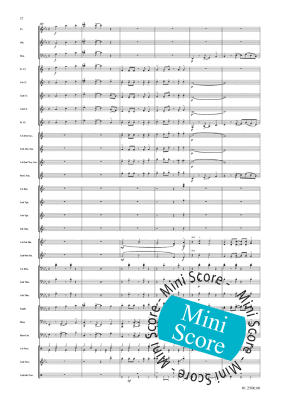Greased Lightning Concert Band scores gallery preview page 26