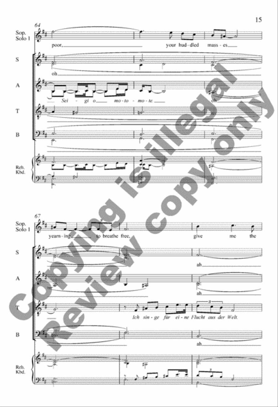 America Will Be! America Will Be! Divisi scores gallery preview page 15