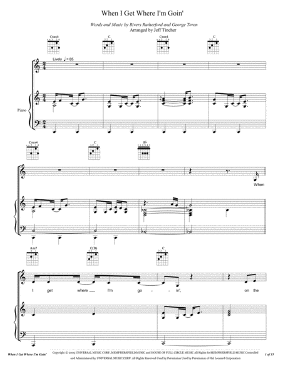 When I Get Where I'm Goin' Voice scores gallery preview page 2