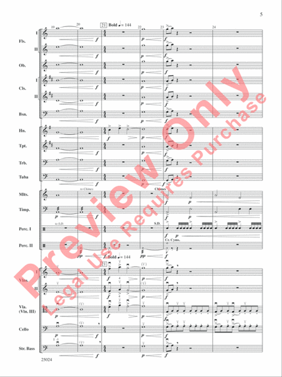 Symphonic Statement Full Orchestra scores gallery preview page 7