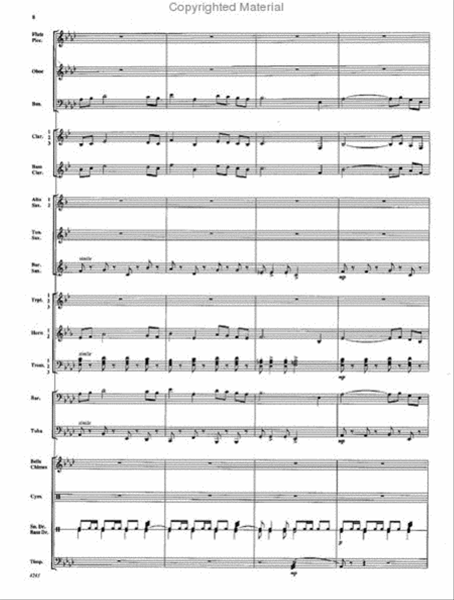 Encomium Encomium Concert Band scores gallery preview page 7