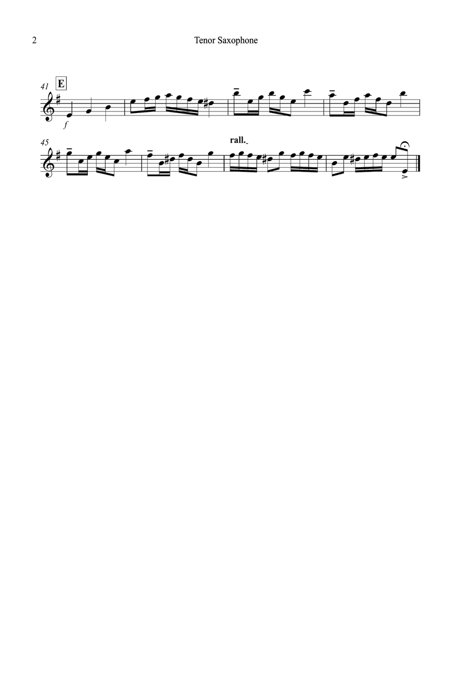 Rondeau (from Abdelazer) for Tenor Saxophone and Trombone Duet Trombone Duet scores gallery preview page 4