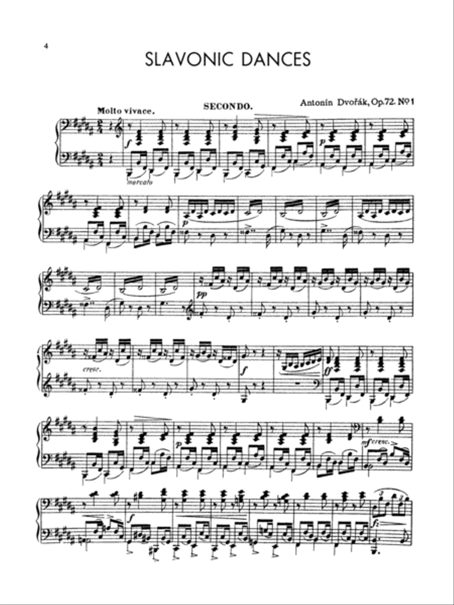 Slavonic Dances, Op. 72 Small Ensemble scores gallery preview page 5