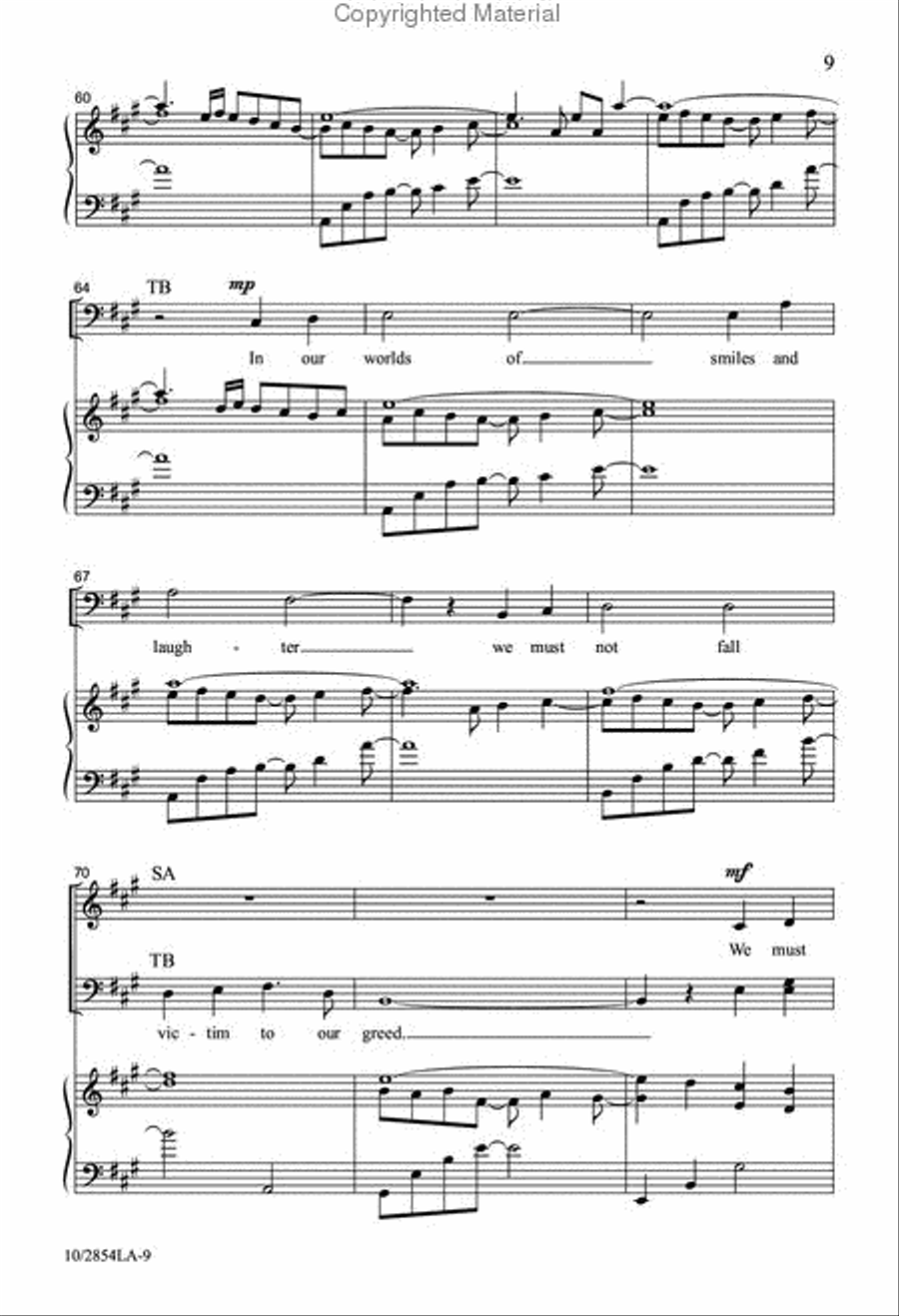Stewards of Heaven 4-Part scores gallery preview page 9