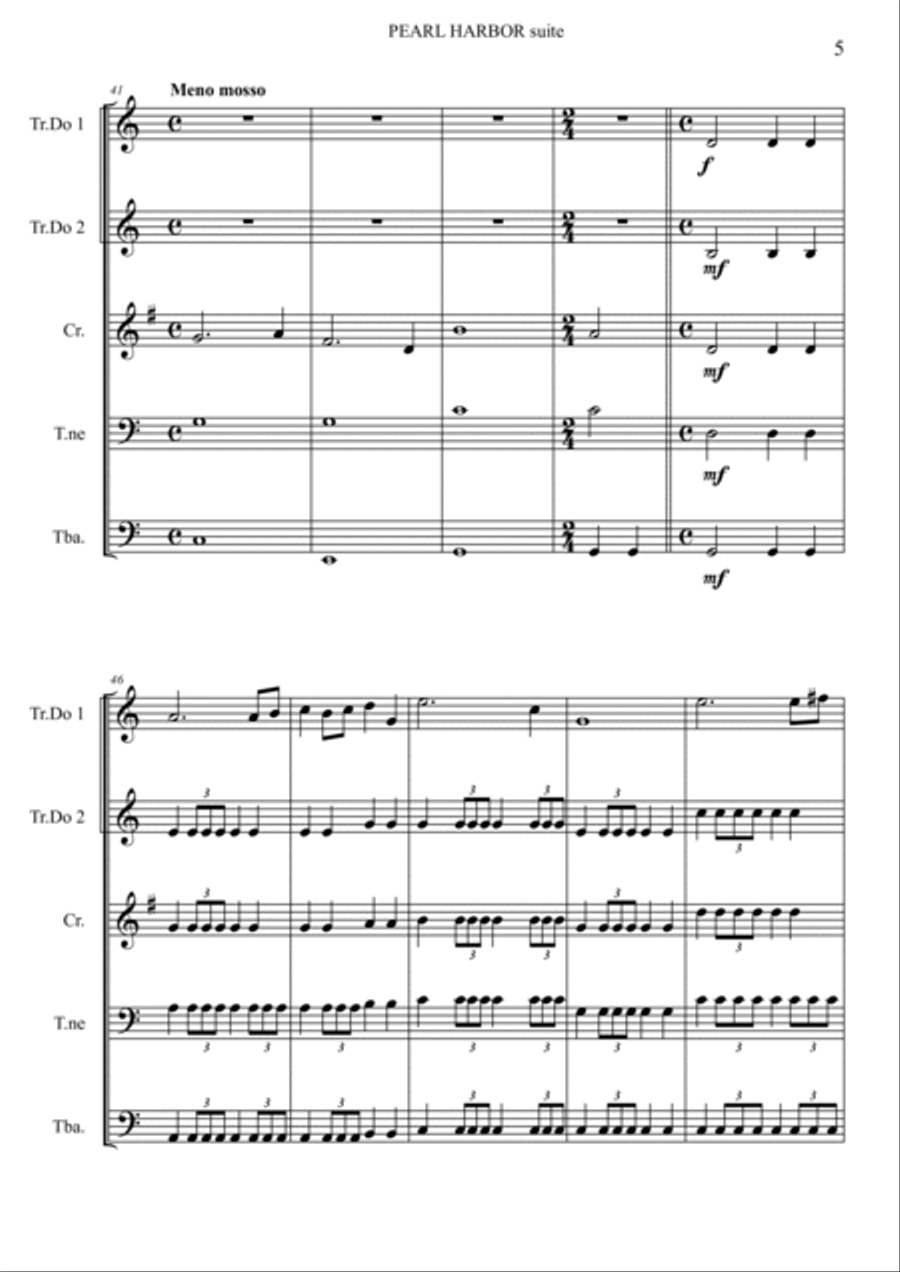 War Brass Ensemble scores gallery preview page 6