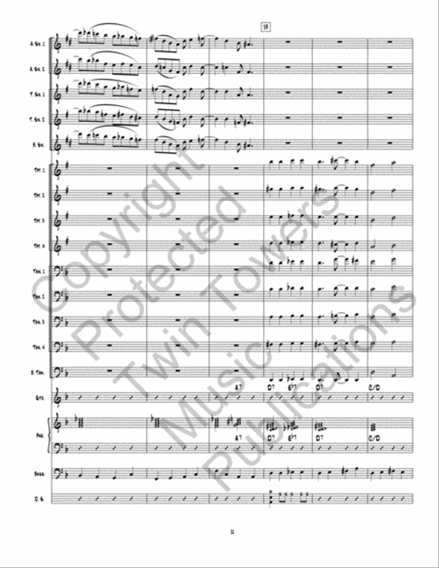 Sink Or Swim Sink Or Swim Jazz Ensemble scores gallery preview page 12