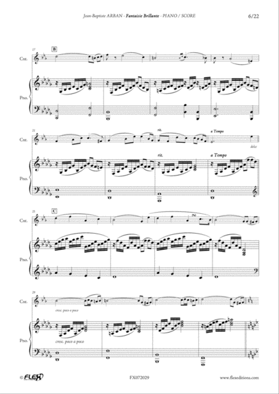 Fantaisie Brillante Cornet scores gallery preview page 6