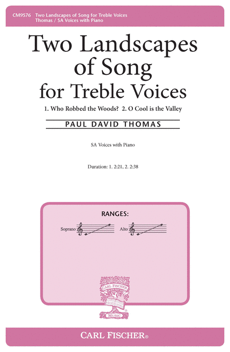 Two Landscapes of Song for Treble Voices