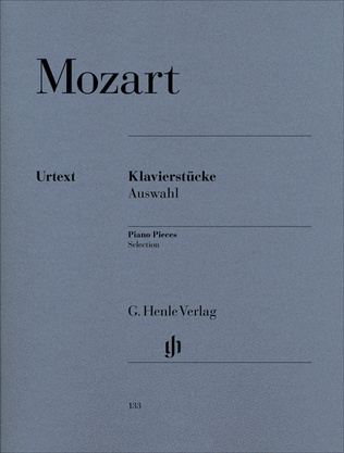 Book cover for Piano Pieces, Selection