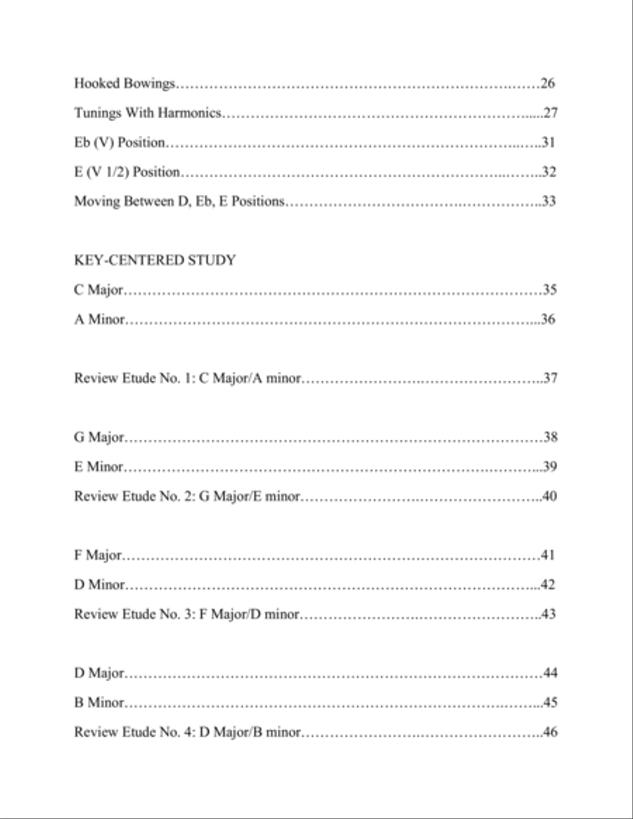 Triangulation of Fingering Systems for the Double Bass (A Complete Method), Vol. 1 Double Bass scores gallery preview page 4
