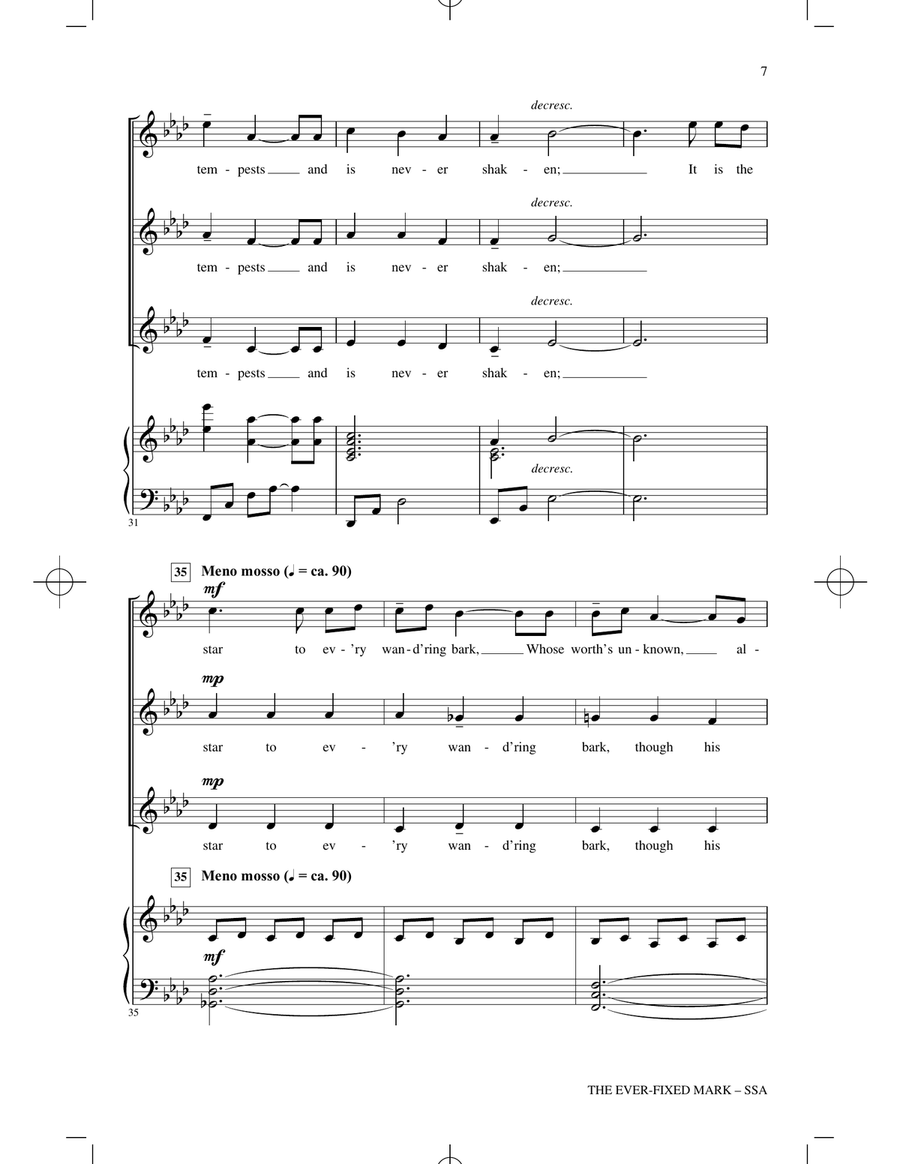 The Ever Fixed Mark SSA scores gallery preview page 5