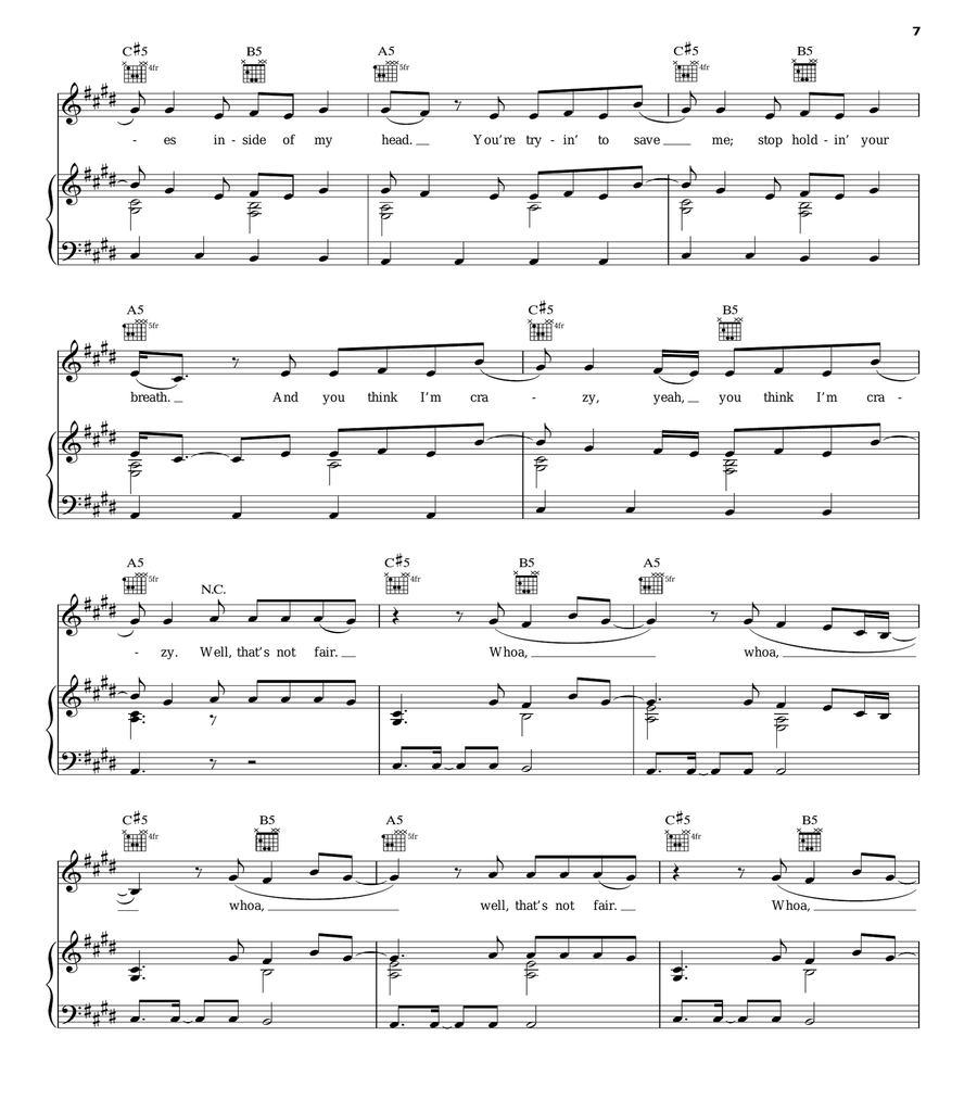 The Monster The Monster Acoustic Guitar scores gallery preview page 7
