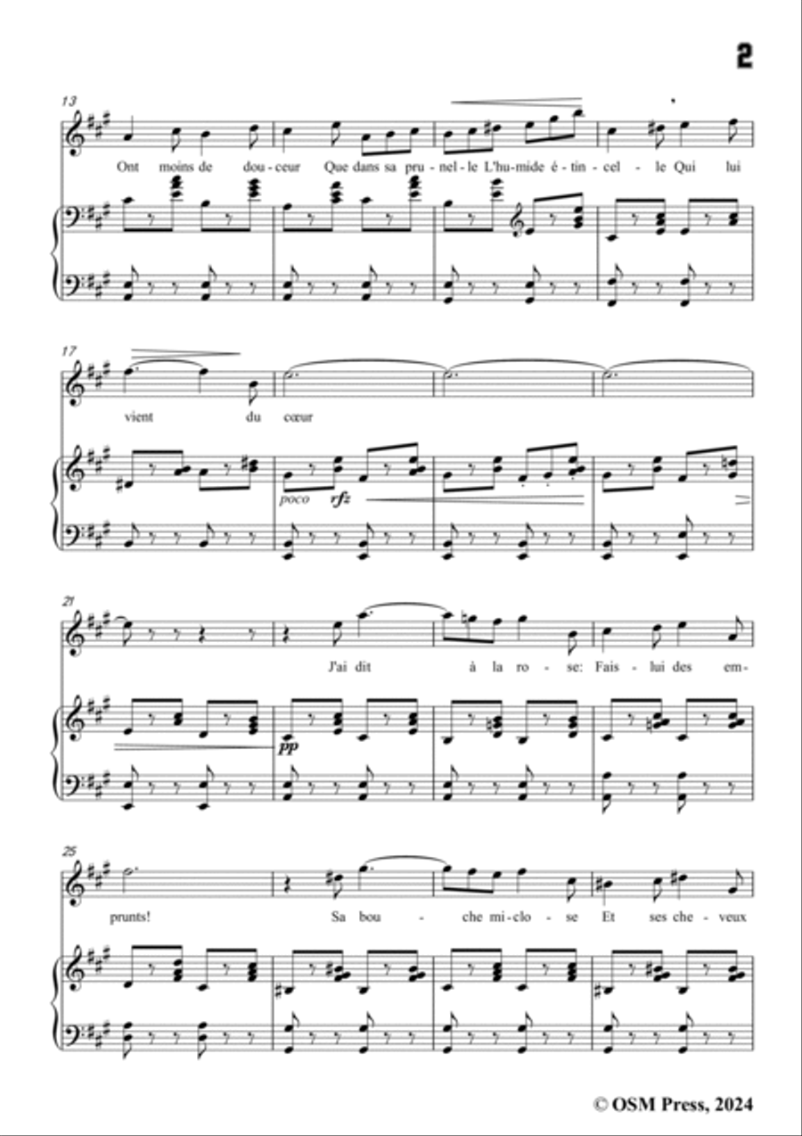 Paladilhe-J'ai dit aux étoiles(Sérénade),in A Major Voice scores gallery preview page 3