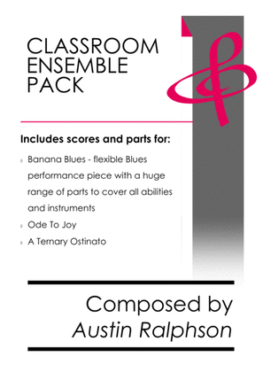 Classroom Ensemble Pack - mixed ability book of classroom performance pieces