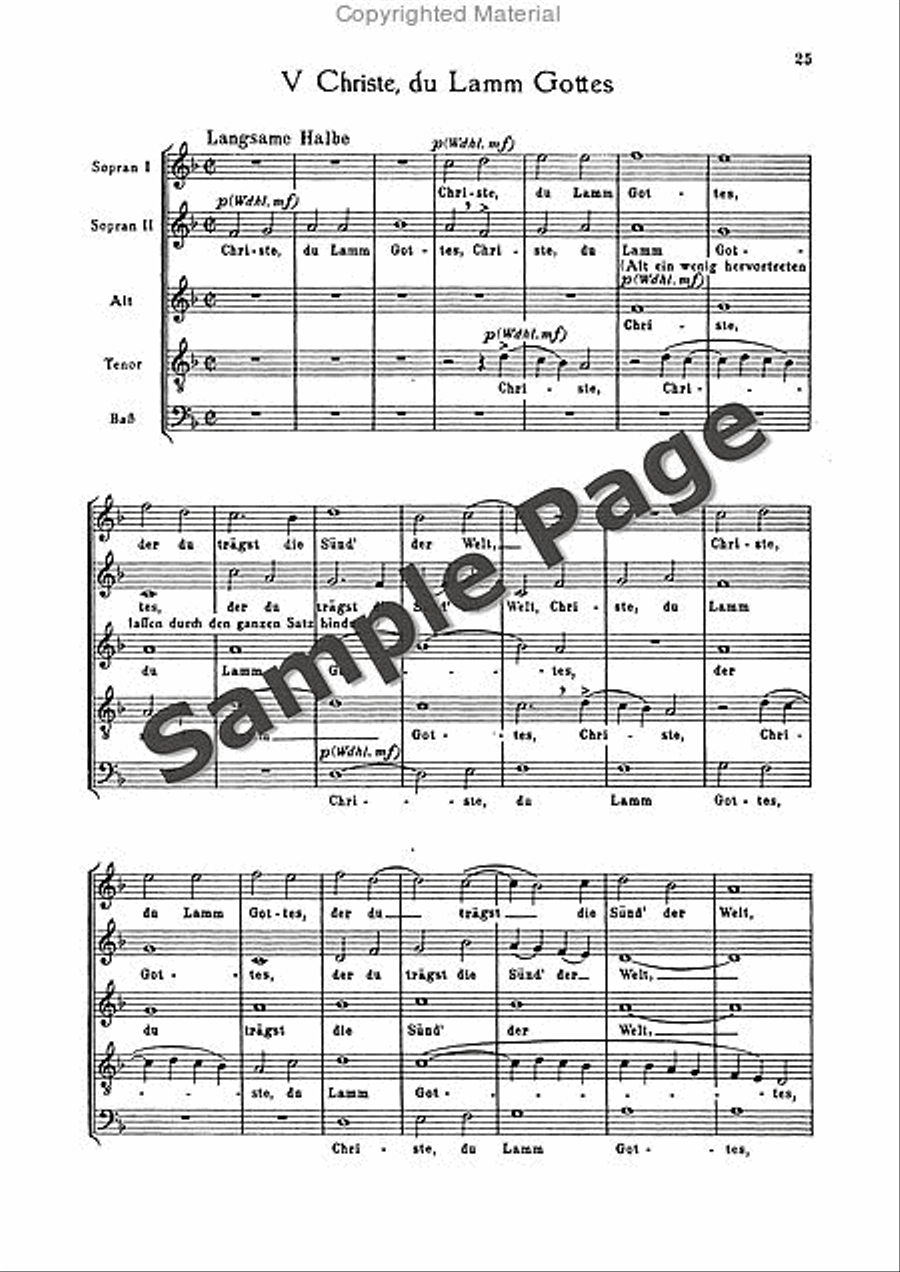 Liedmesse Choral Score SSATB scores gallery preview page 26
