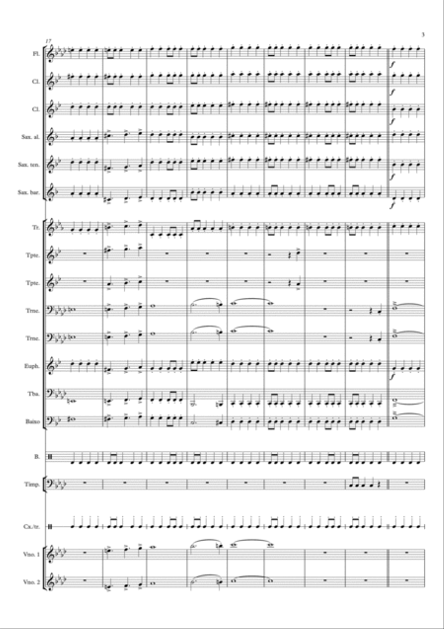 Dragon Ball Z Concert Band scores gallery preview page 3