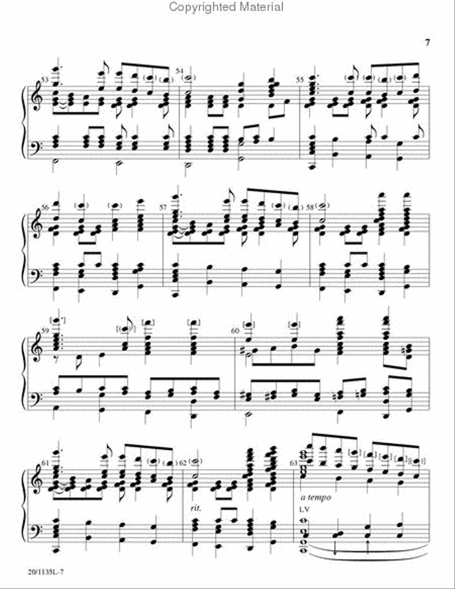 Once In Royal David's City 5-Octaves scores gallery preview page 7