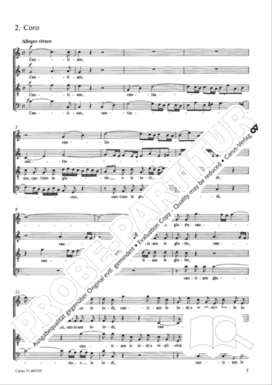 Davide penitente 4-Part scores gallery preview page 6