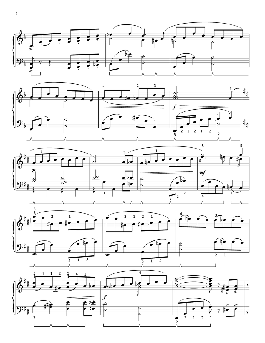 Recuerdo New York (arr. Phillip Keveren) Piano Solo scores gallery preview page 2