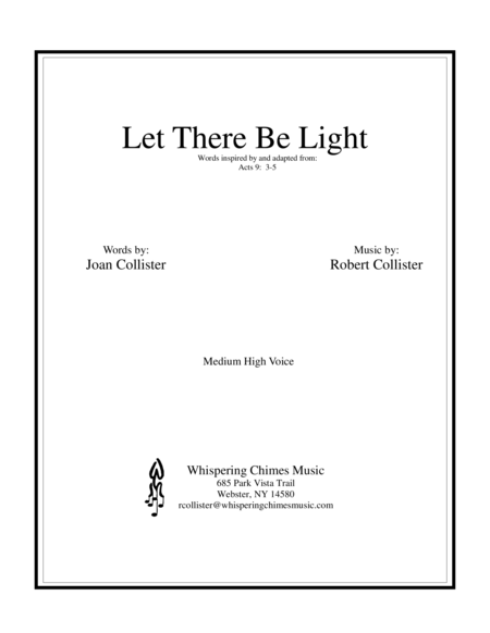 Let There Be Light (medium high voice) image number null