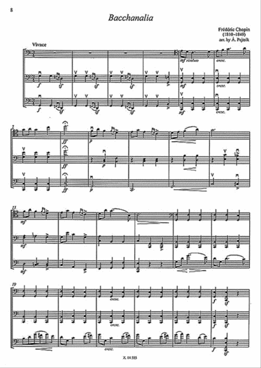 Chamber Music for 3 Violoncellos – Volume 7 Cello scores gallery preview page 4