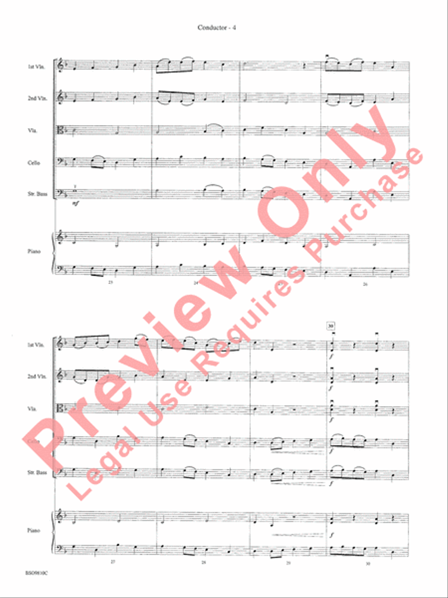Ancient Ritual String Orchestra scores gallery preview page 7