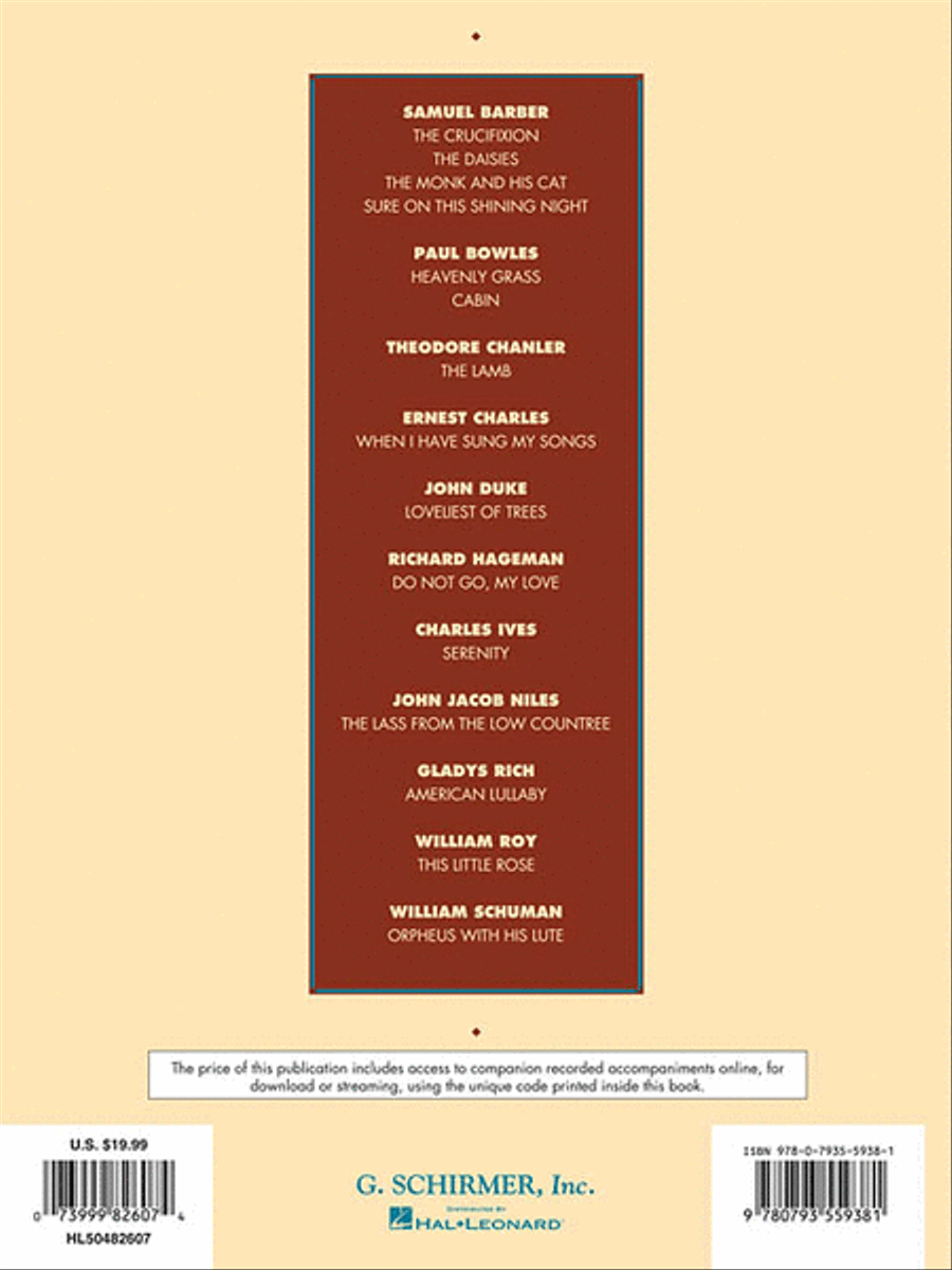 15 American Art Songs 15 American Art Songs Voice Solo scores gallery preview page 2