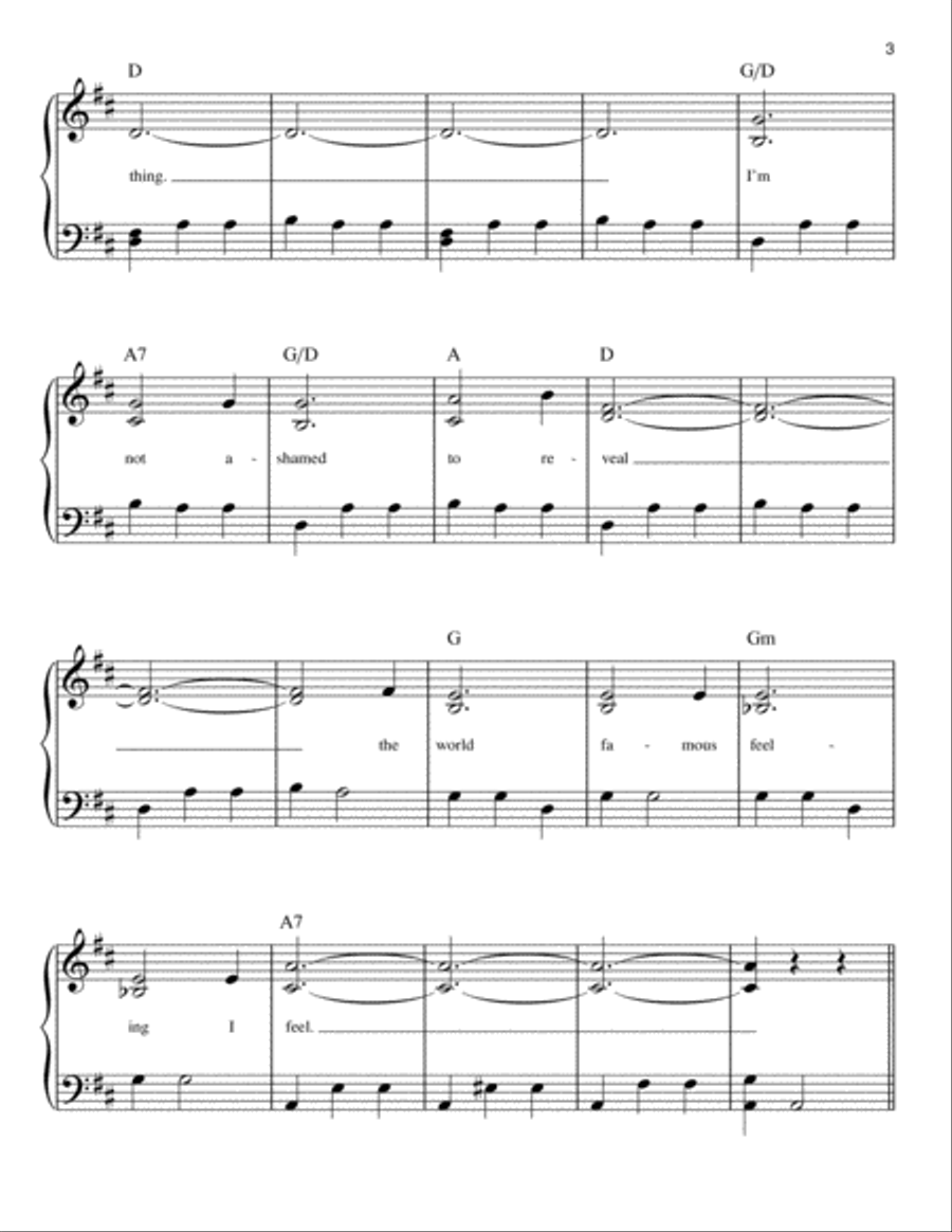 A Wonderful Guy Easy Piano scores gallery preview page 3