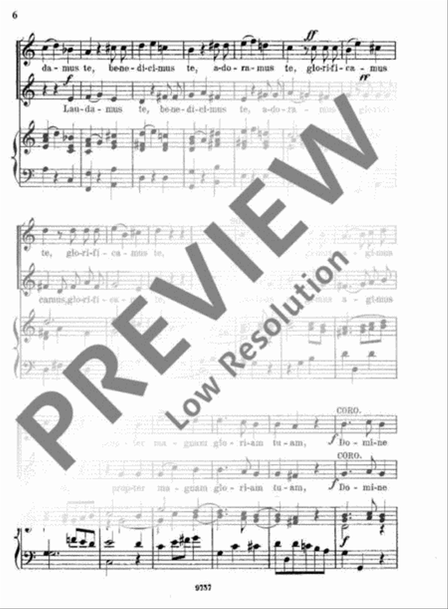 Missa brevis Organ Accompaniment scores gallery preview page 7