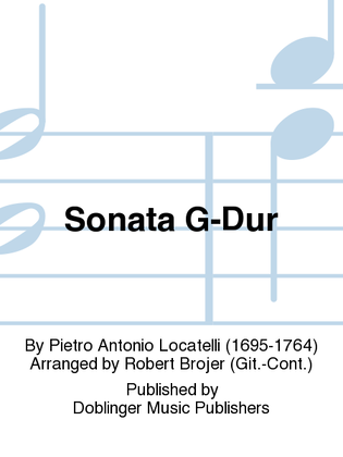 Book cover for Sonata G-Dur