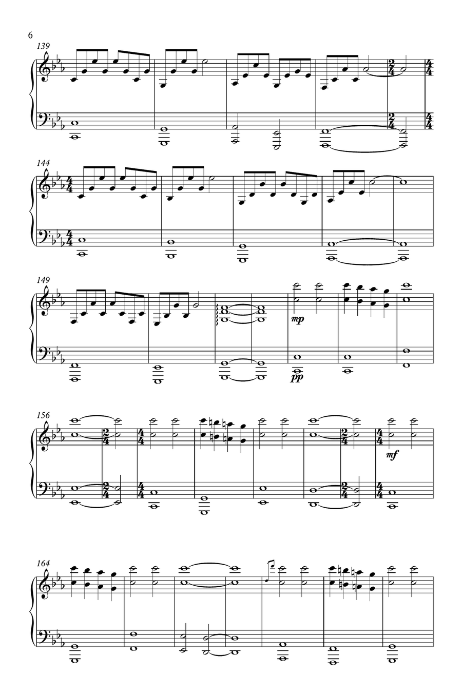 Light Of The Seven Piano Solo scores gallery preview page 6