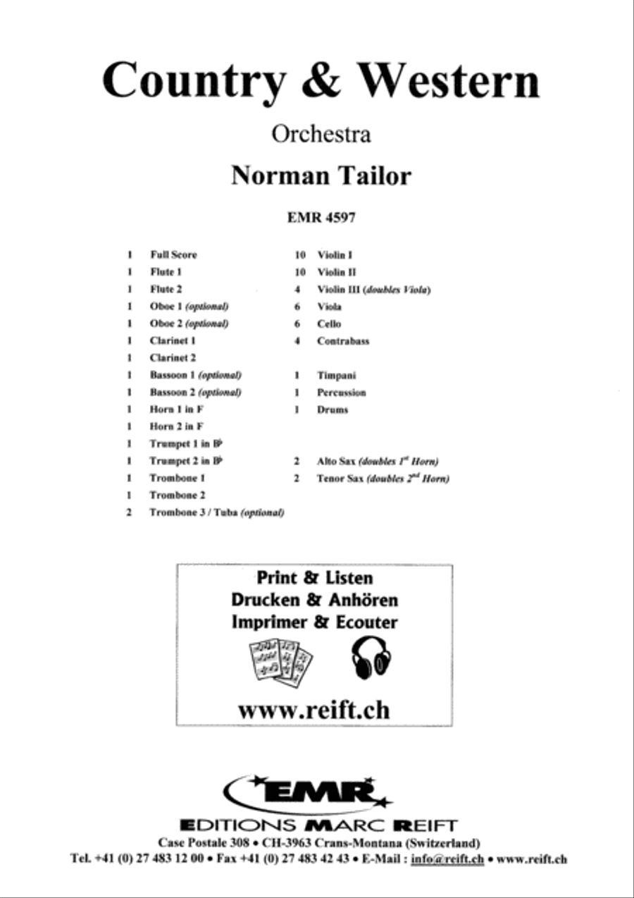 Country & Western Orchestra scores gallery preview page 2