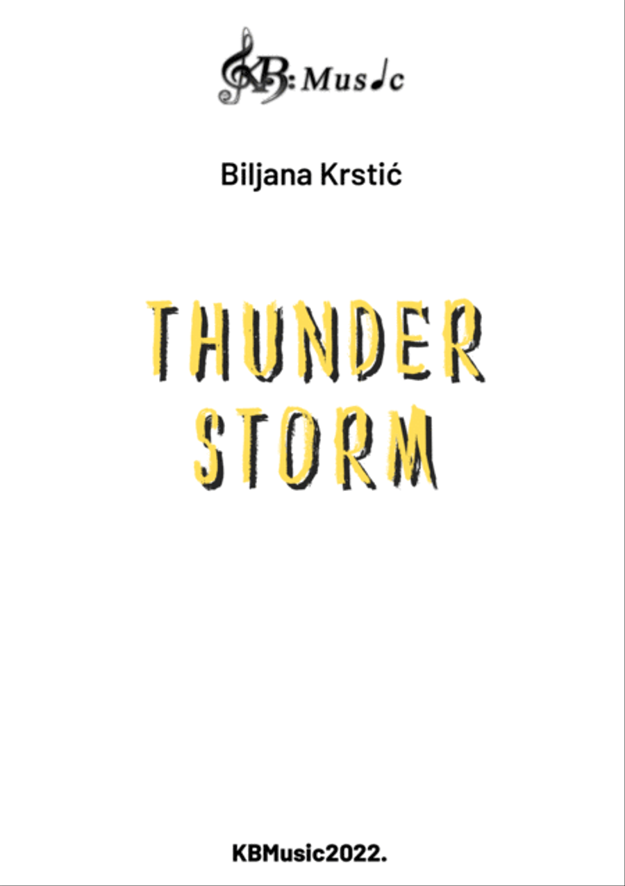 Thunder storm Thunder storm Part scores gallery preview page 2