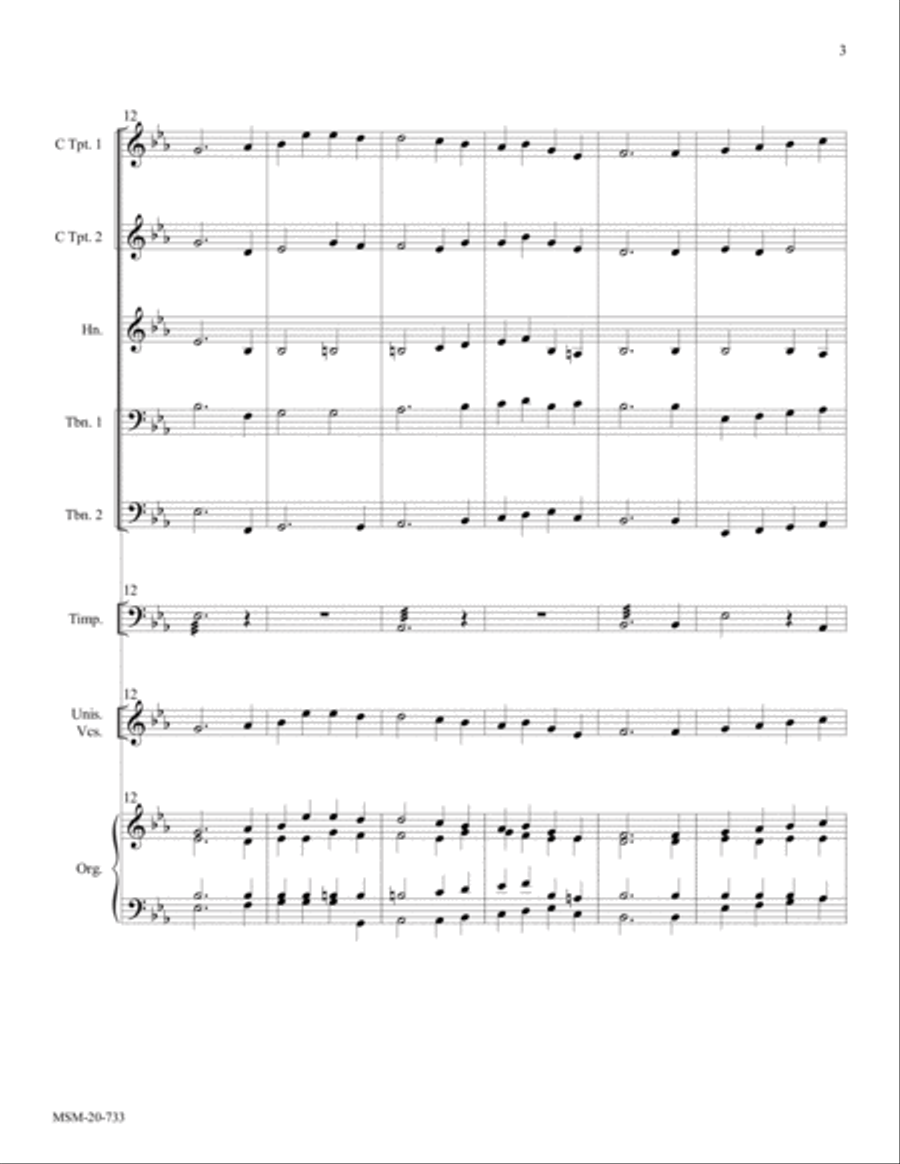 Aurelia Aurelia Unison Choir scores gallery preview page 3