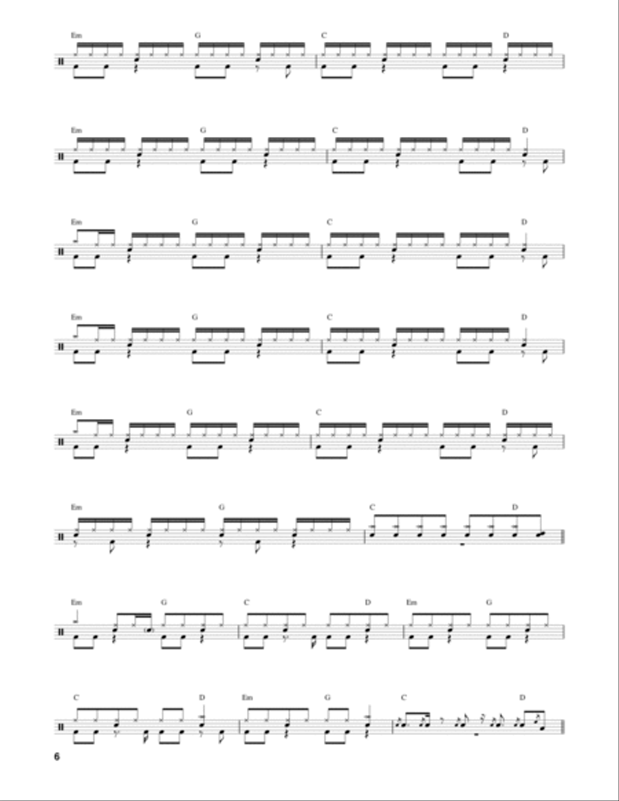 Green Grass And High Tides Drum Set scores gallery preview page 6