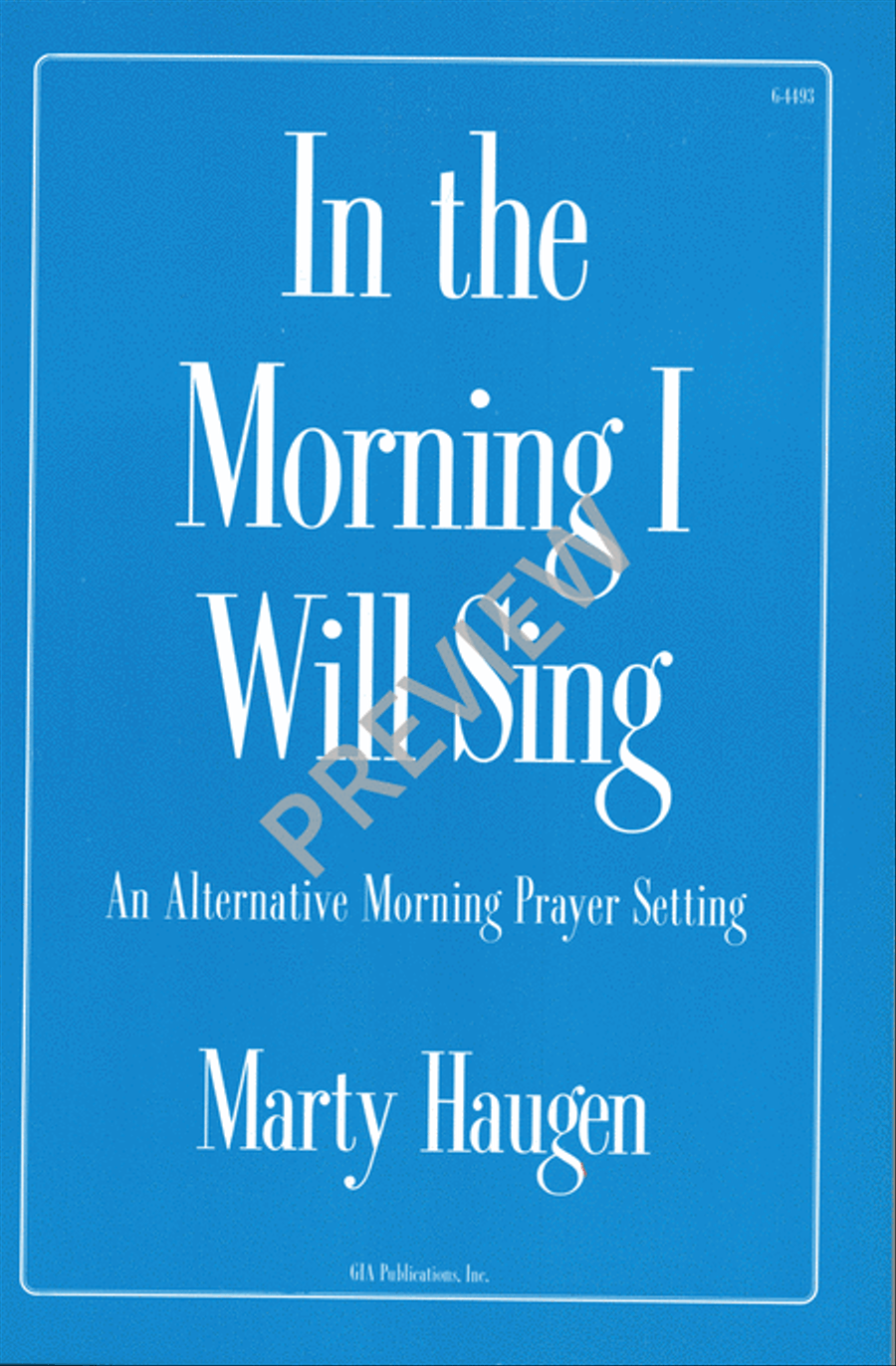 In the Morning I Will Sing Unison Choir scores gallery preview page 2