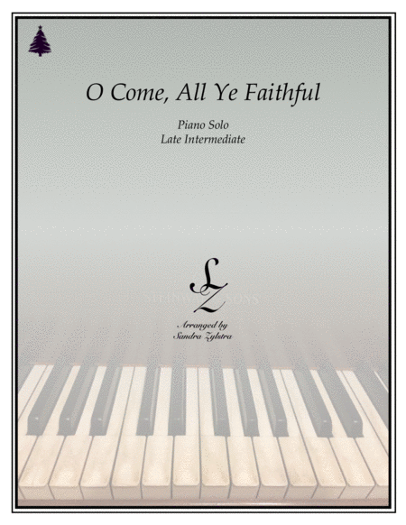 O Come, All Ye Faithful (late intermediate piano solo) image number null