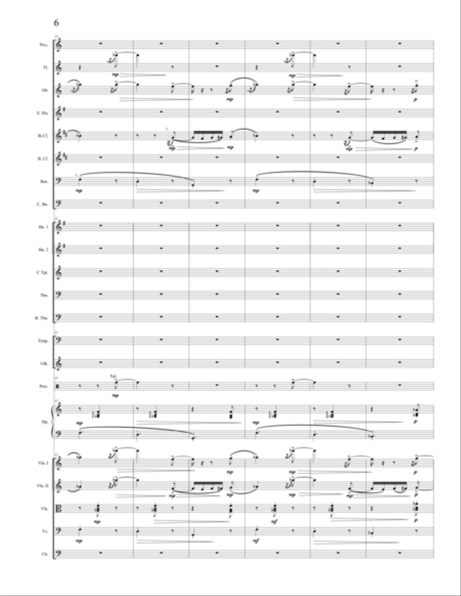 E. Chabrier - Impromptu, orchestrated by A. Leytush Full Orchestra scores gallery preview page 6