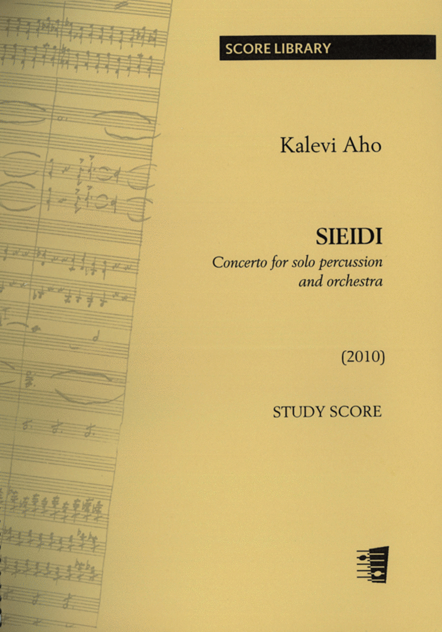 Siedi. Concerto for solo percussion and orchestra (score)
