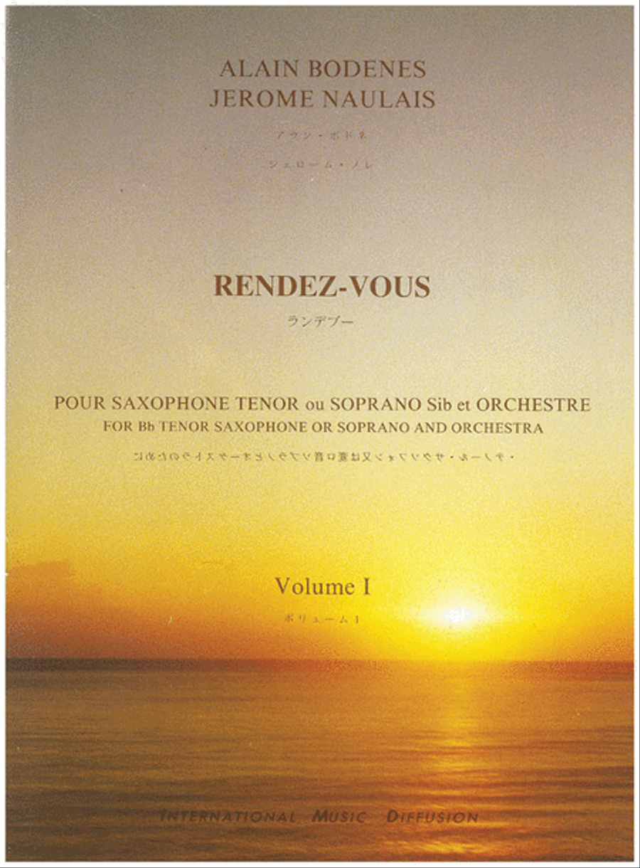 Rendez Vous - Volume I Tenor Saxophone scores gallery preview page 1