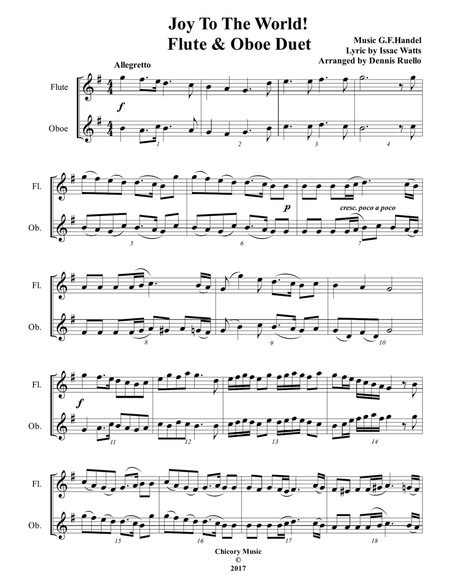 Flute and oboe duets outlet