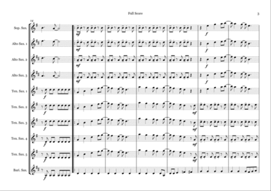 All I Want For Christmas Is You Woodwind Ensemble scores gallery preview page 5