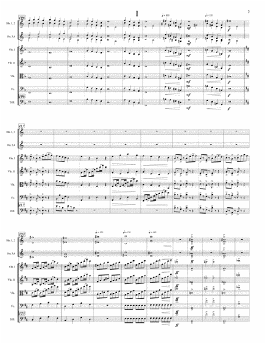 Symphony No. 3 For Strings And Horns (score only) Chamber Orchestra scores gallery preview page 6