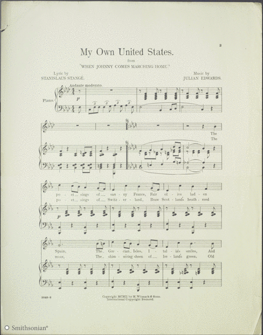 When Johnny Comes Marching Home Piano, Vocal scores gallery preview page 2