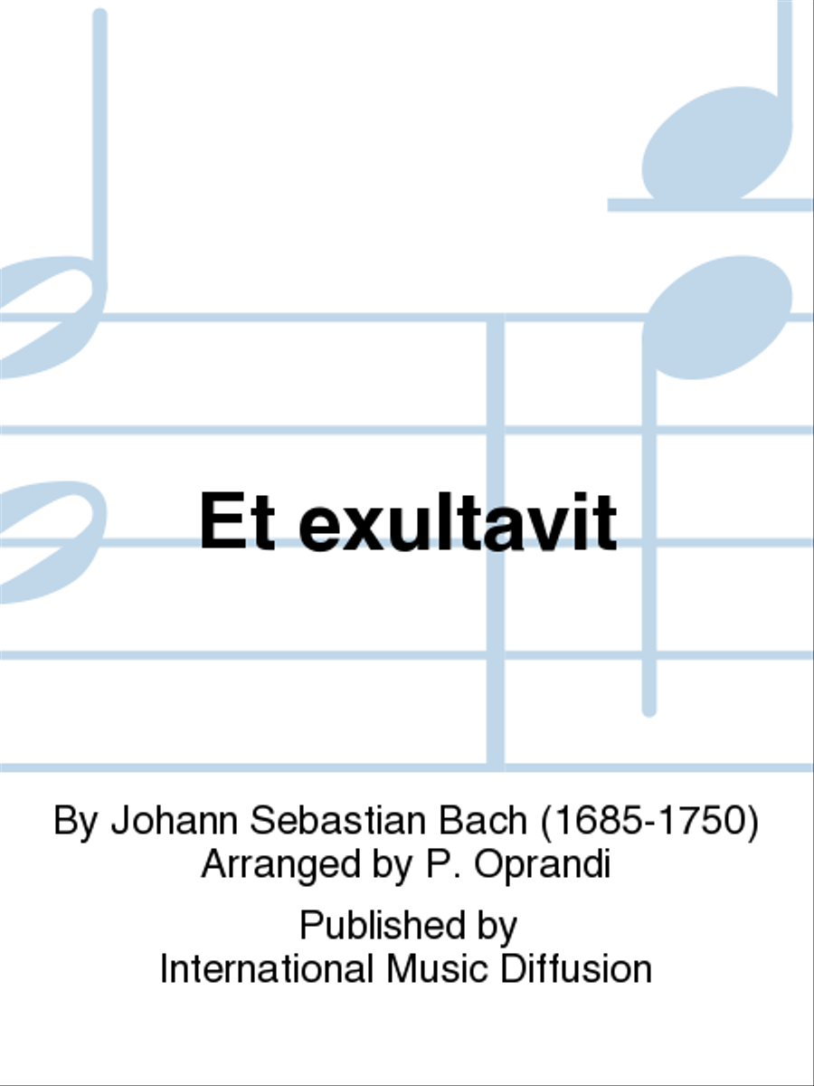 Et exultavit Et exultavit Trombone scores gallery preview page 1