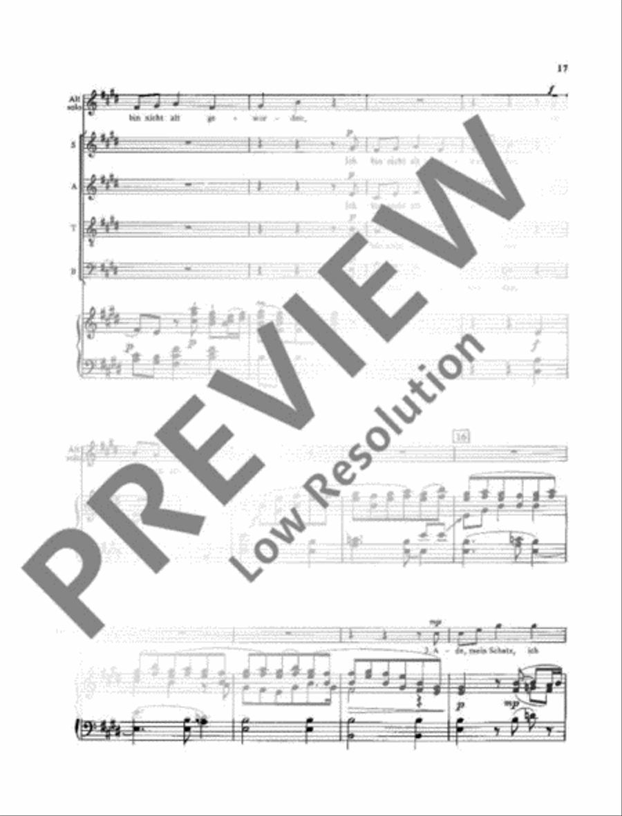 Die Brünnlein, die da fließen 4-Part scores gallery preview page 17