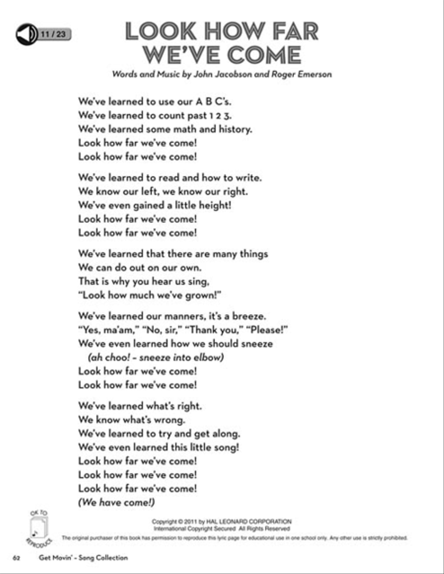 Get Movin' Get Movin' CD scores gallery preview page 7