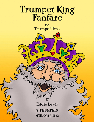 Book cover for Trumpet King Fanfare for Trumpet Trio