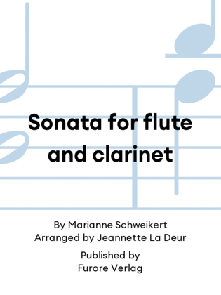 Sonata for flute and clarinet